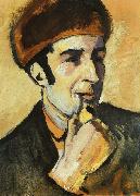 Portrait of Franz Marc August Macke